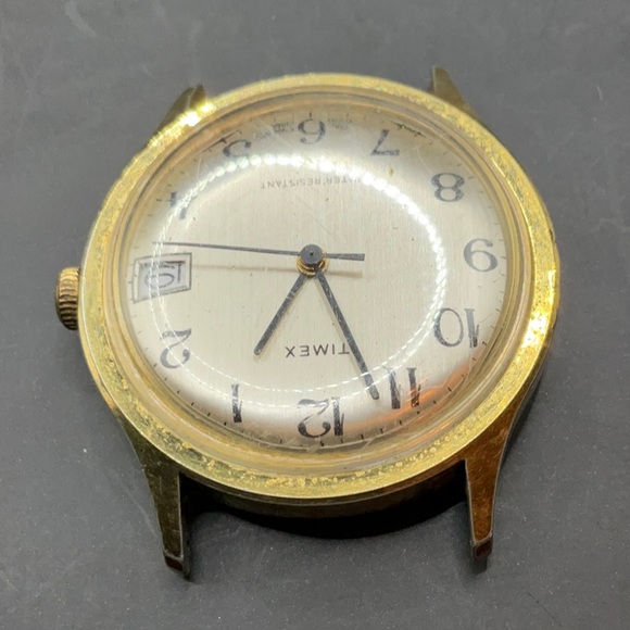 Vintage 1980 Timex Manual Wind 27820-10580 Great Britain Dial 37mm - Picture 4 of 5